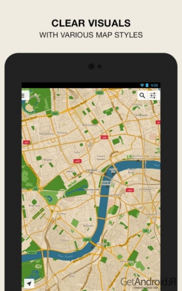 دانلود GPS Navigation & Maps – Scout 7.0.2 برنامه جی پی اس آفلاین اندروید