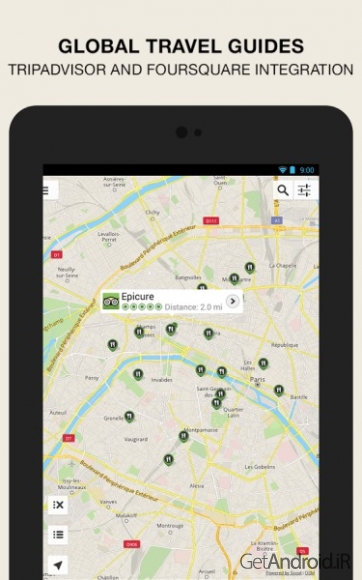 دانلود GPS Navigation & Maps – Scout 7.0.2 برنامه جی پی اس آفلاین اندروید