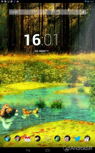 دانلود Ducks 3D Live Wallpaper FULL v1.4.2 - لایو والپیپر سه بعدی مرغابیها برای اندروید