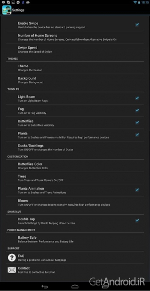دانلود Ducks 3D Live Wallpaper FULL v1.4.2 - لایو والپیپر سه بعدی مرغابیها برای اندروید