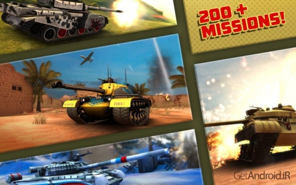 دانلود Boom! Tanks v1.0.39 - بازی گرافیکی نبرد تانکها برای اندروید + دیتا