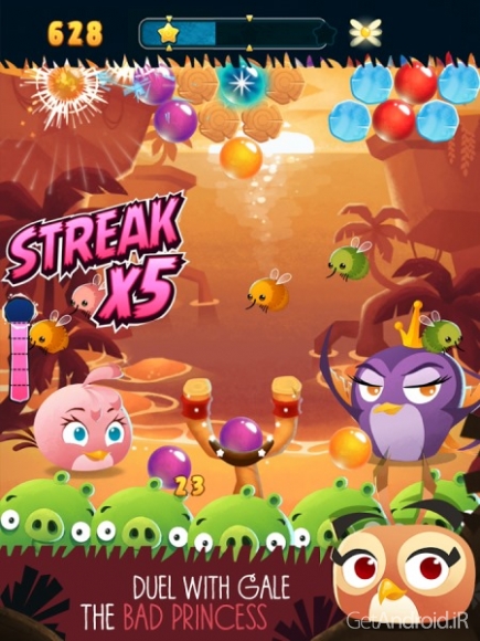دانلود بازی Angry Birds POP Bubble Shooter اندروید