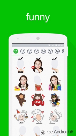 دانلود LINE ycon – make your emoticon 4.4.1 برنامه ساخت استیکر اندروید