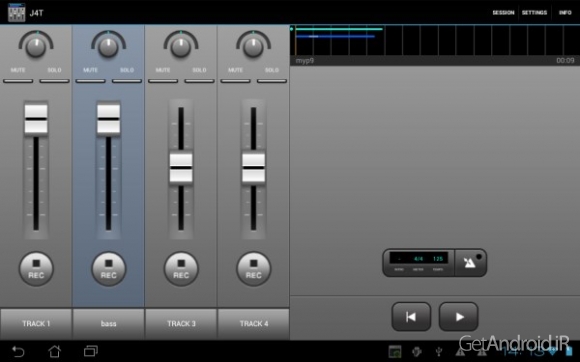 دانلود برنامه J4T Multitrack Recorder اندروید