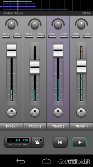دانلود برنامه J4T Multitrack Recorder اندروید