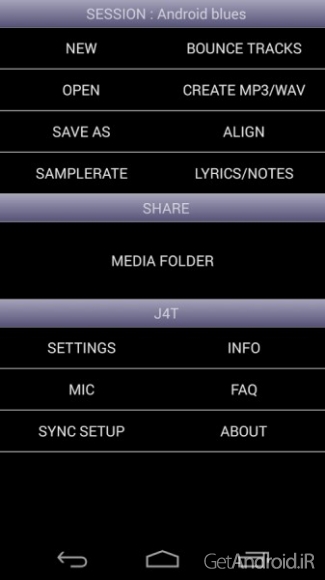 دانلود برنامه J4T Multitrack Recorder اندروید