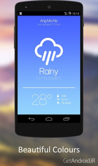دانلود Weatheroux⁺ v2.1.2 - برنامه زیبای هواشناسی اندروید