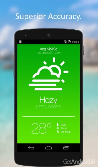 دانلود Weatheroux⁺ v2.1.2 - برنامه زیبای هواشناسی اندروید