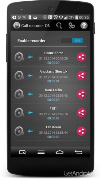 دانلود Call Recorder One Touch Full 5.9 برنامه ضبط مکالمات با یک لمس اندروید