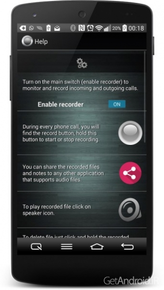 دانلود Call Recorder One Touch Full 5.9 برنامه ضبط مکالمات با یک لمس اندروید