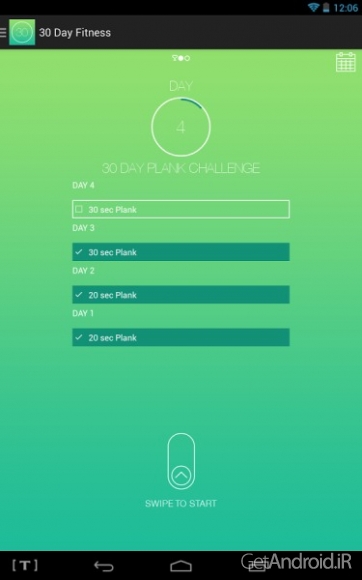 دانلود برنامه 30 Day Fitness Challenge اندروید