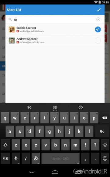 دانلود برنامه Wunderlist To-Do List اندروید