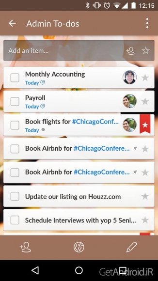 دانلود برنامه Wunderlist To-Do List اندروید