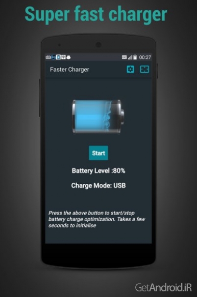 دانلود Faster Charger Battery 1.0 برنامه شارژ سریع تر باتری اندروید