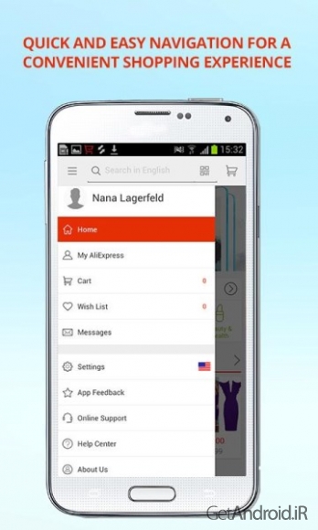 دانلود برنامه AliExpress Shopping اندروید