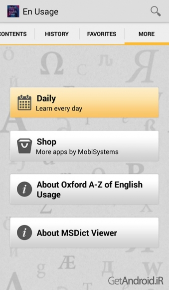 دانلود برنامه Oxford A Z of English Usage اندروید