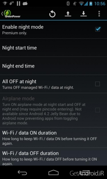دانلود GreenPower Premium v9.36 - برنامه کاهش مصرف باتری اندروید