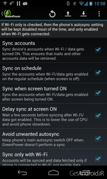 دانلود GreenPower Premium v9.36 - برنامه کاهش مصرف باتری اندروید