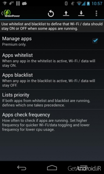 دانلود GreenPower Premium v9.36 - برنامه کاهش مصرف باتری اندروید