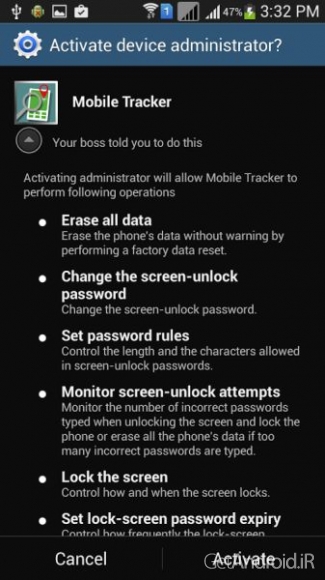 دانلود Mobile Tracker v1.3 - برنامه پیدا کردن موبایل گم شده برای اندروید