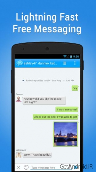 دانلود KeeChat Messenger - Free chats 1.5 - مسنجر کی چت اندروید