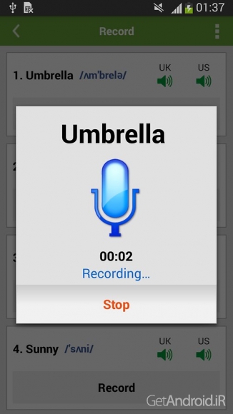 دانلود English Pronunciation 4.2 - برنامه آموزش تلفظ انگلیسی برای اندروید