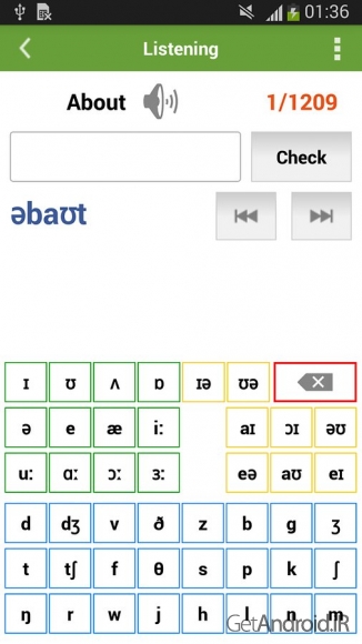 دانلود English Pronunciation 4.2 - برنامه آموزش تلفظ انگلیسی برای اندروید