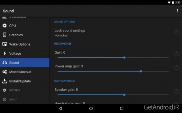 دانلود ElementalX Kernel 2.05 برنامه کنترل هسته اندروید