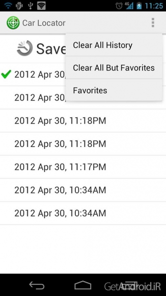 دانلود Car Locator v4.1 - برنامه پیدا کردن محل پارک اتومبیل برای اندروید