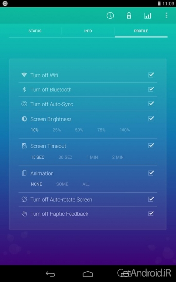 دانلود My Battery Saver Premium v1.05 - برنامه ذخیره سازی باتری اندروید