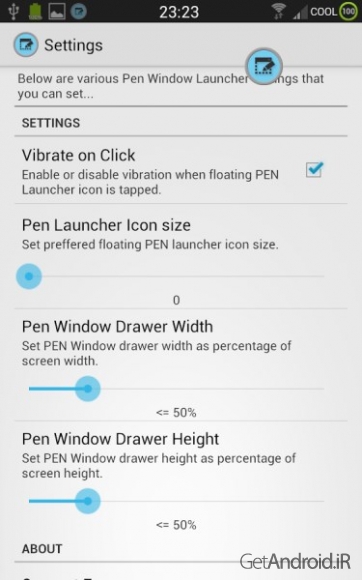 دانلود PEN Window Launcher 2.1.2 برنامه لانچر پن ویندوز اندروید