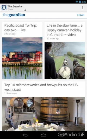دانلود Google Currents 2.3.0 برنامه خبرخوان گوگل کارنتز اندروید