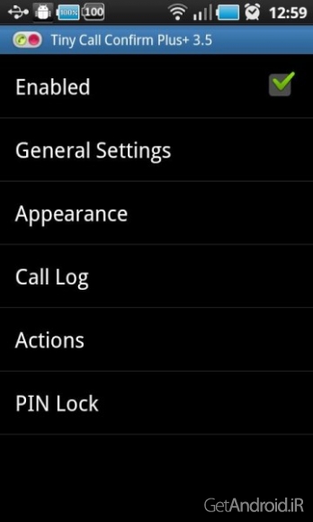 دانلود Tiny Call Confirm Plus+ 4.3.0 برنامه پاسخ به تماس اندروید