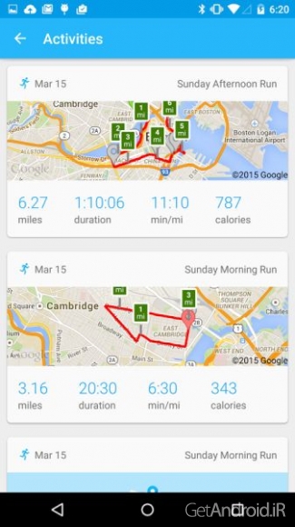 دانلود برنامه RunKeeper اندروید