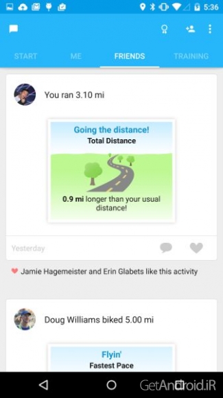 دانلود برنامه RunKeeper اندروید