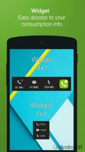 دانلود Call & Data Plan PREMIUM 2.0.8 - برنامه مدیریت تماس و اینترنت سیمکارت اندروید