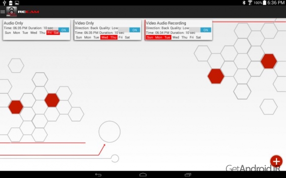 دانلود ReCam v1.8 - برنامه فیلمبرداری و ضبط صدای خودکار اندروید