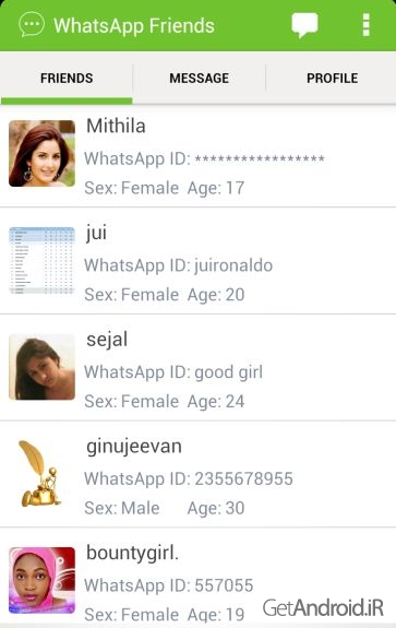 دانلود WhatsFriends:Find New Friends 1.0.0 - مسنجر واتس فرندز اندروید