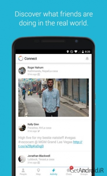 دانلود برنامه کانکت Connect 1.7.4 مسنجر و شبکه اجتماعی اندروید