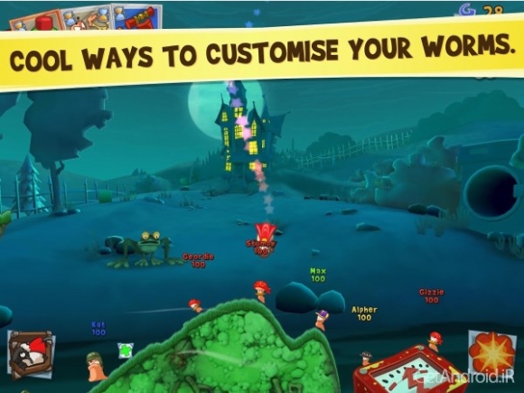 دانلود بازی Worms 3 اندروید
