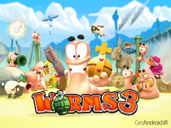 دانلود بازی Worms 3 اندروید