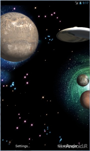 دانلود 3D Space Live Wallpaper Full v1.82 لایو والپیپر 3 بعدی فضا اندروید