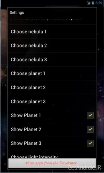 دانلود 3D Space Live Wallpaper Full v1.82 لایو والپیپر 3 بعدی فضا اندروید