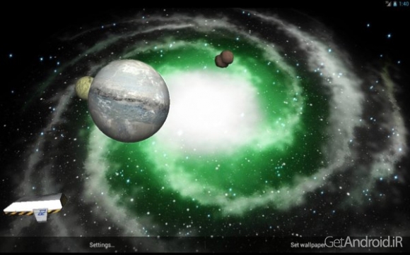 دانلود 3D Galaxy Live Wallpaper Full v1.82 والپیپر زنده کهکشان اندروید