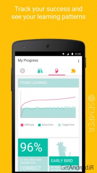 دانلود Semper Premium Learn Vocabulary 6.0.031 برنامه تقویت ذهن اندروید