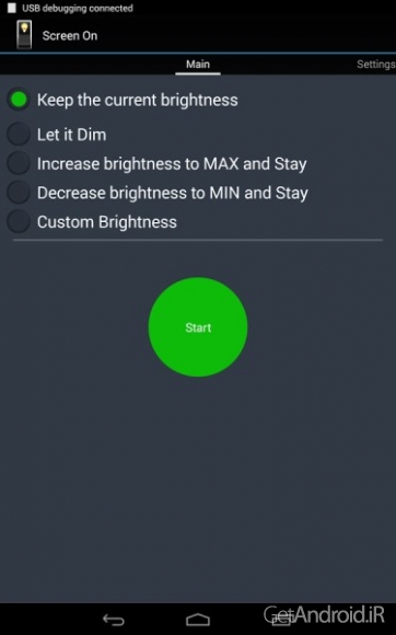 دانلود Screen On Full 1.1.3 برنامه روشن نگه داشتن صفحه نمایش اندروید