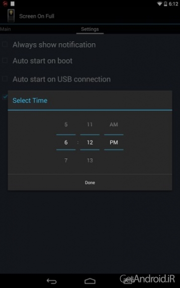 دانلود Screen On Full 1.1.3 برنامه روشن نگه داشتن صفحه نمایش اندروید