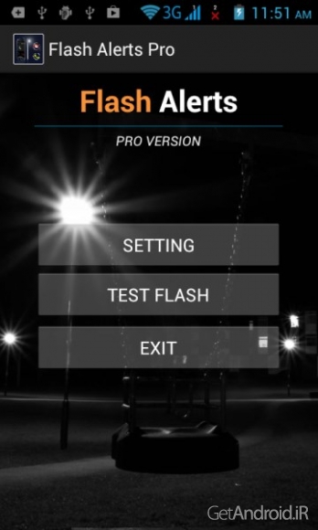دانلود Flash Alerts on Call & SMS PRO برنامه هشدار فلاش برای تماس و پیامک اندروید