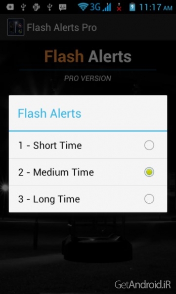 دانلود Flash Alerts on Call & SMS PRO برنامه هشدار فلاش برای تماس و پیامک اندروید
