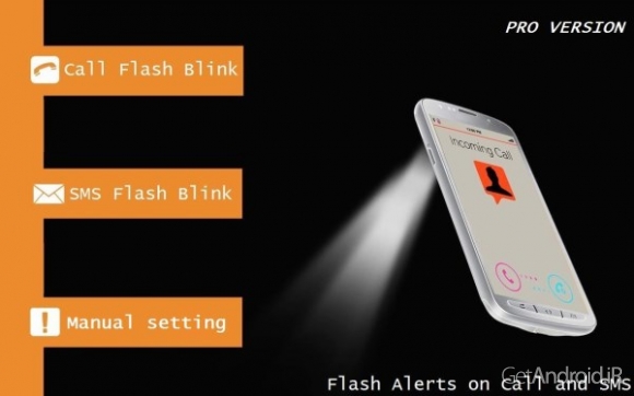 دانلود Flash Alerts on Call & SMS PRO برنامه هشدار فلاش برای تماس و پیامک اندروید